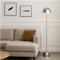 Searchlight Mushroom Port LED Floor Lamp - Chrome