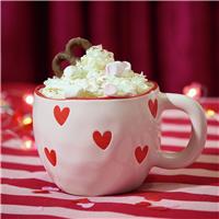 Argos Home Stoneware Heart Thrown Mug