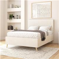 Aspire Grant Kingsize Bed Frame - Cream