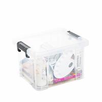 Strata Stackmaster 35L Plastic Storage Box - Black