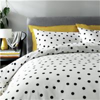 Argos Home Monochrome Spots Bedding Set - Superking