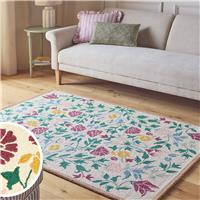 Argos Home Country Floral Cream Wool Cut Pile Rug- 120x170cm
