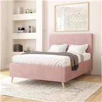 Aspire Garland Small Double Bed Frame - Blush Pink