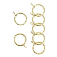 Argos Home 20 Metal Curtain Rings - Polished Gold