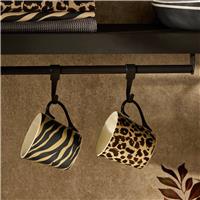 Argos Home Animal Printed Set of 2 Mugs - Brown