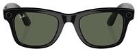 Ray-Ban Meta Wayfarer L - Shiny Black, G15 Green