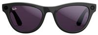 Ray-Ban Meta Skyler, Shiny Black, Transition Amethyst Purple