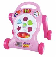 Chad Valley Lights & Tunes First Step Baby Walker - Pink