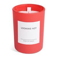 Argos Home Looking Hot Slogan Candle - Red