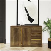 GFW Astley 2 Door 3 Drawer Sideboard - Natural