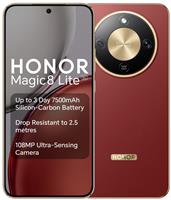 SIM Free HONOR Magic8 Lite 5G 512GB AI Phone - Reddish Brown
