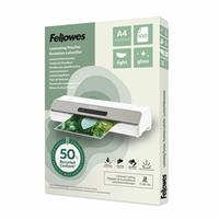 Fellowes A4 Laminating Pouches Gloss Light Duty Pack of 100