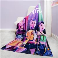 KPop Demon Hunters Throw - Purple - 150x100cm