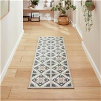 Think Rugs Victoria Dark Grey Runner - 76x150cm