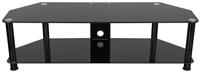 AVF Classic Up to 65 Inch Tempered Glass TV Stand - Black