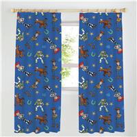 Disney Toy Story 5 Howdy Kids Pencil Pleat Curtains - Blue - 168x183cm
