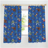 Disney Toy Story 5 Howdy Kids Pencil Pleat Curtains - Blue - 168x137cm