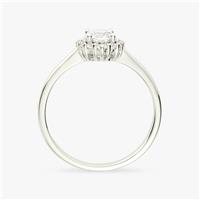 Revere Sterling Silver Cubic Zirconia Cluster Ring - Small