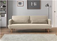 Argos Home Andy Fabric 3 Seater Clic Clac Sofa Bed - Natural