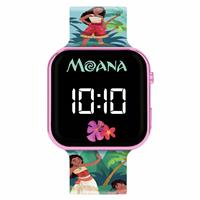 Disney Kids Moana Printed Silicone Strap Digital Watch