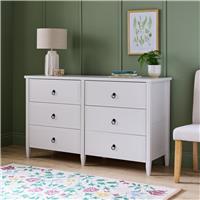 Argos Home Lucie 6 Drawer Chest - Off White