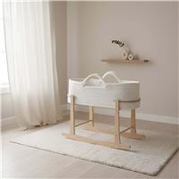 Clair De Lune Crochet Moses Basket with Stand