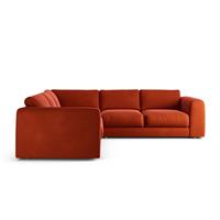 Habitat Ayr Reversible Corner Sofa - Burnt Orange