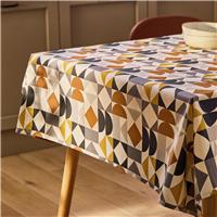 Argos Home Geo Wipe Clean Tablecloth - Multicoloured