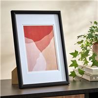 "Habitat Single Mount Black Picture Frame - 8x12"" - A4"