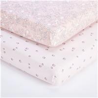 Tutti Bambini Cozee Crib 2pk Tiny Tails Fitted Sheets