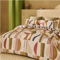 Habitat Geo Off White Bedding Set - Single
