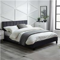 Julian Bowen Rosa Small Double Fabric Bed Frame - Grey