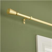 Argos Home Extendable Metal Trumpet Gold Curtain Pole - 165 - 300cm