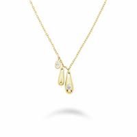 Rosefield 14ct Gold Plated Stainless Steel Charms Necklace