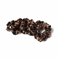 Freedom Ruched Leopard Print Scrunchies - Pack of 5