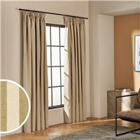 Habitat Blackout Stripe Pencil Pleat Curtains - Olive - 229x229cm