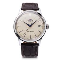 Orient Bambino Mens Brown Leather Strap Watch