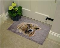Bree Merryn Blair Highland Cow Brown Doormat - 50x75cm