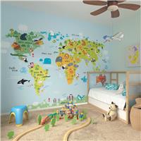 Origin Murals Whole Wide World Multicolour Wall Mural