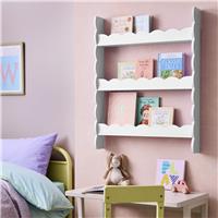 Habitat Kids Flo Wavy Wall Mounted Storage - White