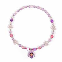 Gabby's Dollhouse Kids Glittery Pendant Beaded Necklace