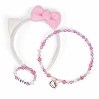 Hello Kitty Kids Headband, Necklace and Bracelet Set