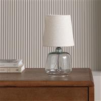 Argos Home Cabras Glass Table Lamp - Natural