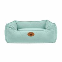 Banbury & Co Seafoam Corduroy Box Dog Bed - Extra Large