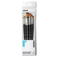 Reeves Watercolour Brush Set - Pack of 7