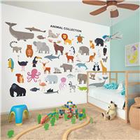 Origin Murals Animal Collection Multicolour Wall Mural