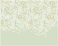 Origin Murals Cascading Rosehip Sage Green Wall Mural