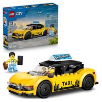 LEGO City Yellow Taxi Toy - Model Car with Minifigures 60487