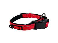 Kong Adjustable Medium Nylon Dog Collar - Red