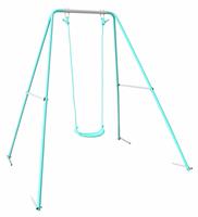 Chad Valley Kids Garden Single Metal Swing - Green